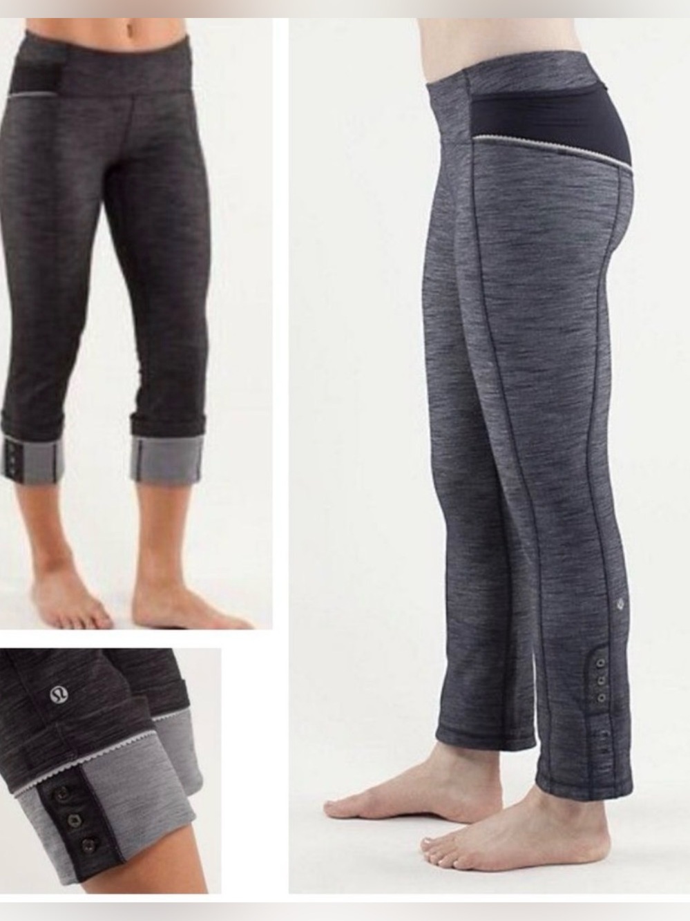 Lululemon Ride On Crop Pants indigo denim Blue 8